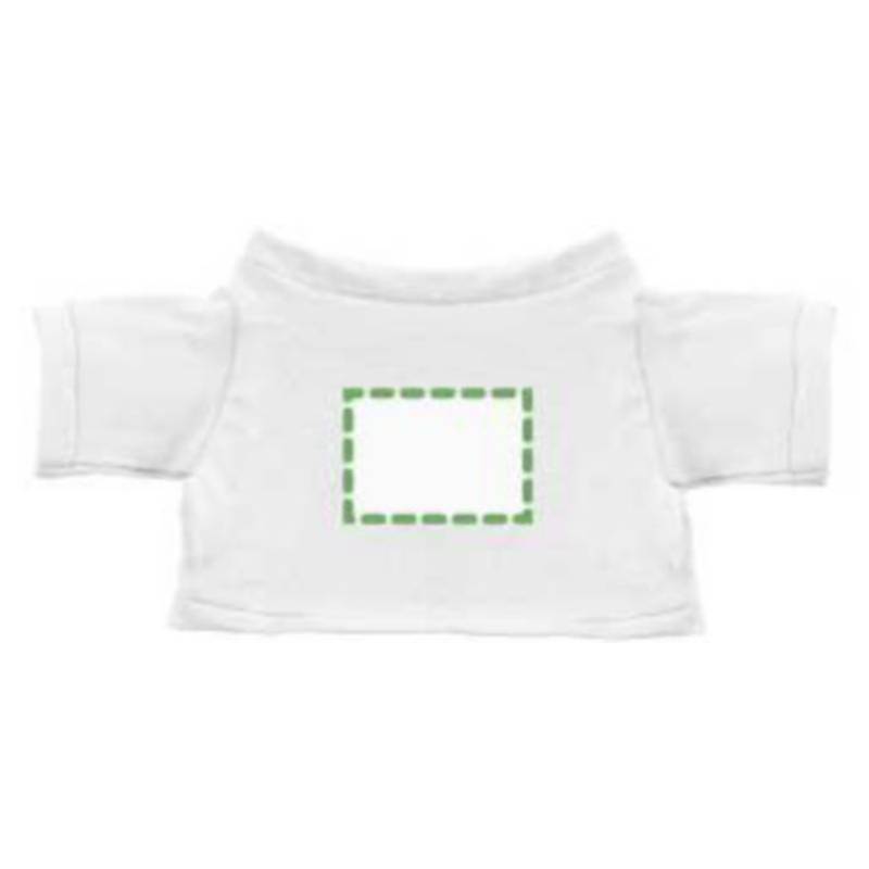 MINITRIČKO bavlněné tričko na plyšové zvířátko 20 cm, bílá MINITRIČKO bavlněné tričko na plyšové zvířátko 20 cm, bílá