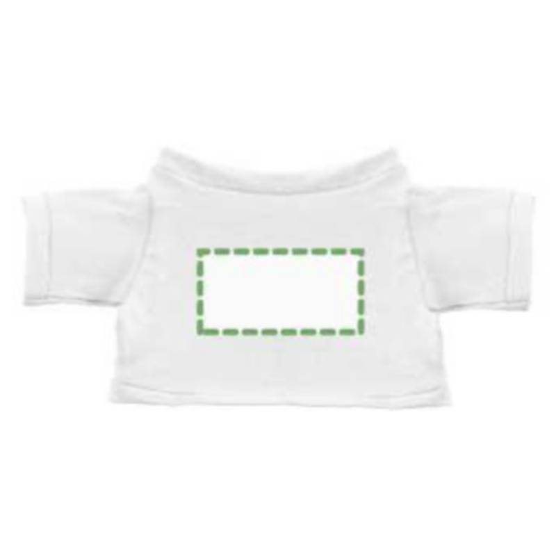 MINITRIČKO bavlněné tričko na plyšové zvířátko 20 cm, bílá MINITRIČKO bavlněné tričko na plyšové zvířátko 20 cm, bílá