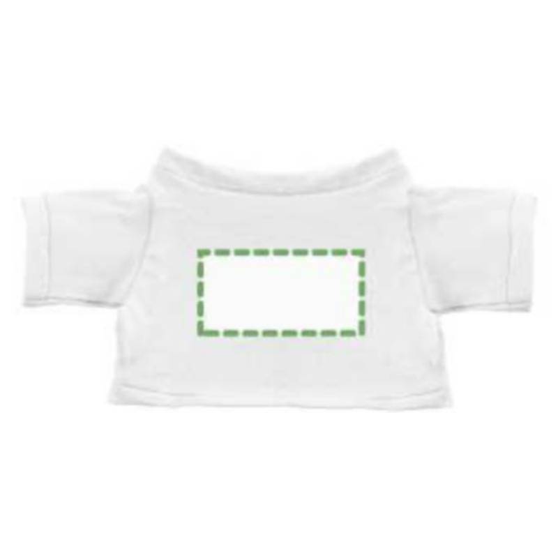 MINITRIČKO bavlněné tričko na plyšové zvířátko 20 cm, bílá MINITRIČKO bavlněné tričko na plyšové zvířátko 20 cm, bílá