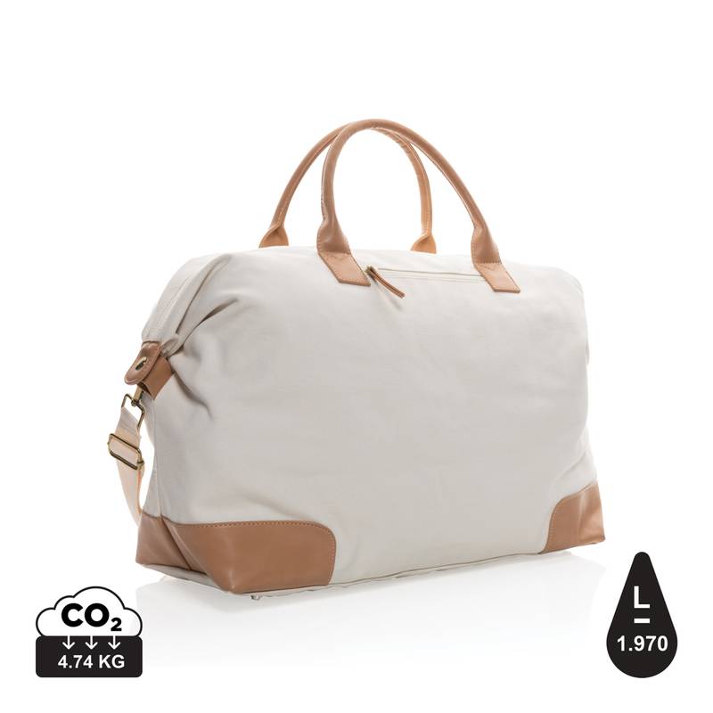 Veľká víkendová taška Impact z 16 oz. recykl. canvas AWARE™ Veľká víkendová taška Impact z 16 oz. recykl. canvas AWARE™