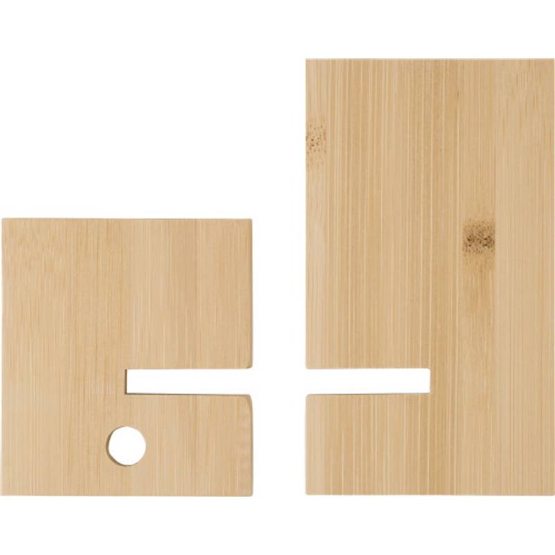 Bambusový stojan na telefon Bambusový stojan na telefon