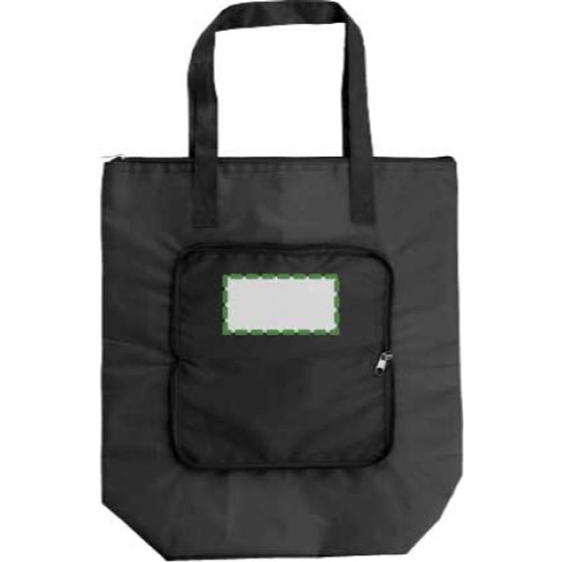 Polyesterová (210T) chladiaca taška, biela Polyesterová (210T) chladiaca taška, biela