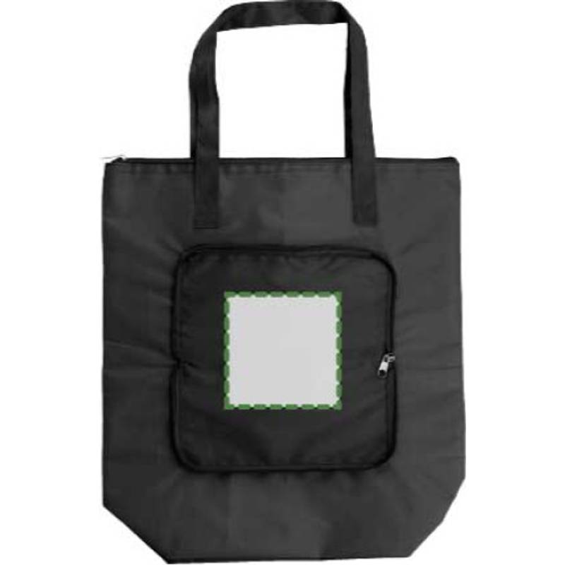 Polyesterová (210T) chladiaca taška, biela Polyesterová (210T) chladiaca taška, biela