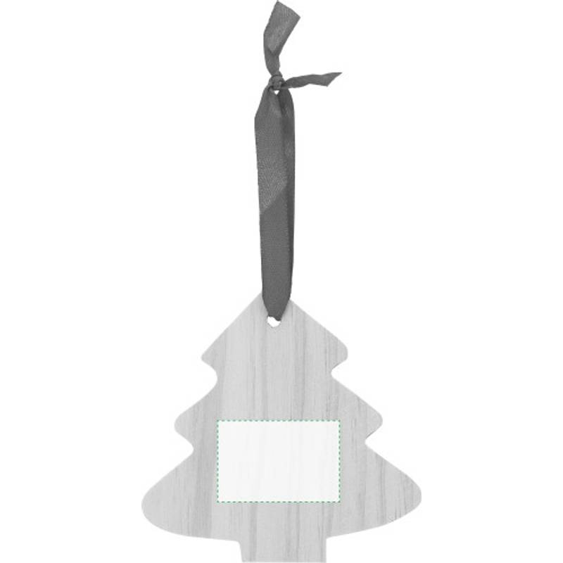 Drevená vianočná ozdoba v tvare stromčeka Drevená vianočná ozdoba v tvare stromčeka