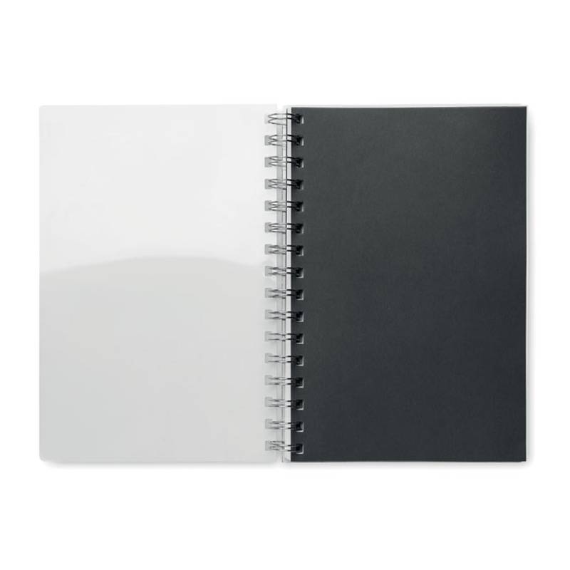 Kroužkový zápisník A5, černá Kroužkový zápisník A5, černá