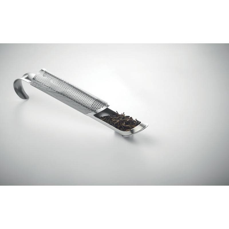 Nerezový lúhovač čaju, sivá strieborná Nerezový lúhovač čaju, sivá strieborná