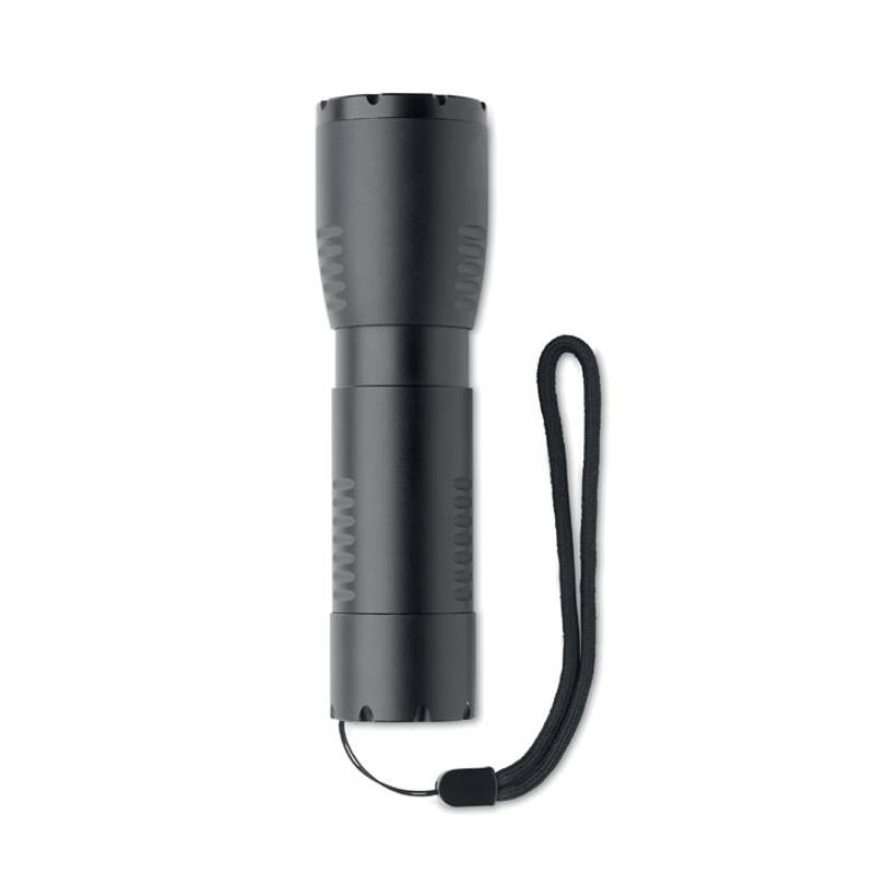 Hliníková LED svítilna, černá Hliníková LED svítilna, černá