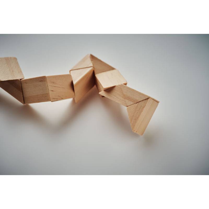 Dřevěná skládačka / hlavolam, hnědá Dřevěná skládačka / hlavolam, hnědá