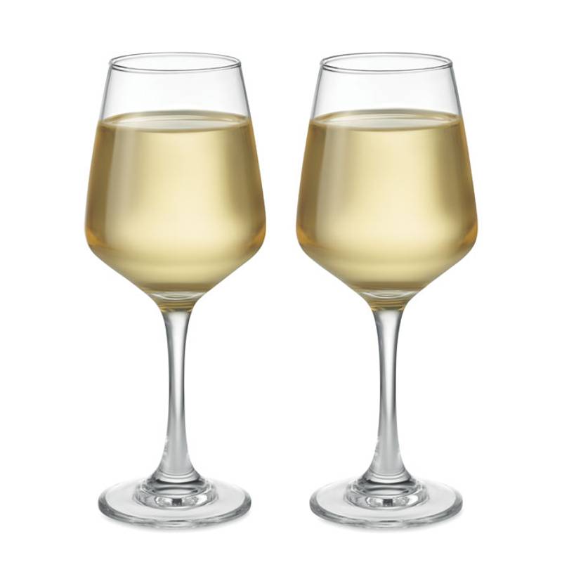 Súprava 2 pohárov na víno, transparentná Súprava 2 pohárov na víno, transparentná