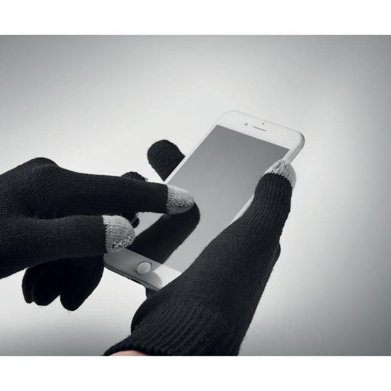 Sada 3 doplňků na zimu z RPET, černá Sada 3 doplňků na zimu z RPET, černá