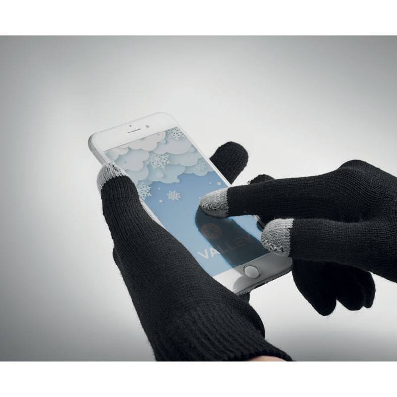 Sada 3 doplňků na zimu z RPET, černá Sada 3 doplňků na zimu z RPET, černá