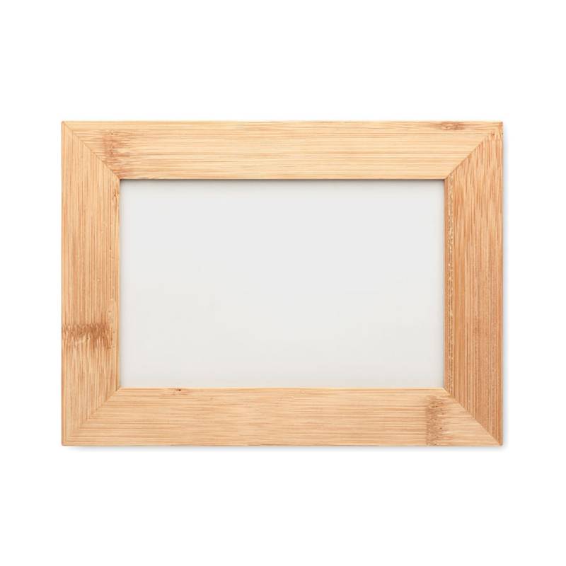 bambusový fotorámeček, hnědá bambusový fotorámeček, hnědá