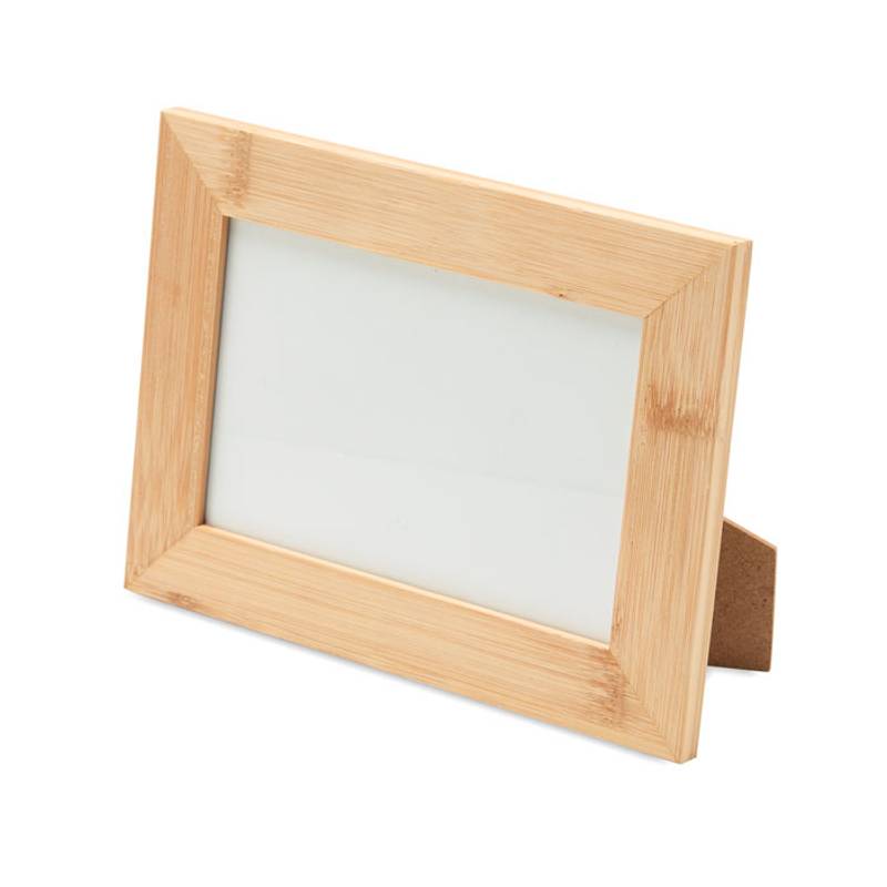 bambusový fotorámeček, hnědá bambusový fotorámeček, hnědá
