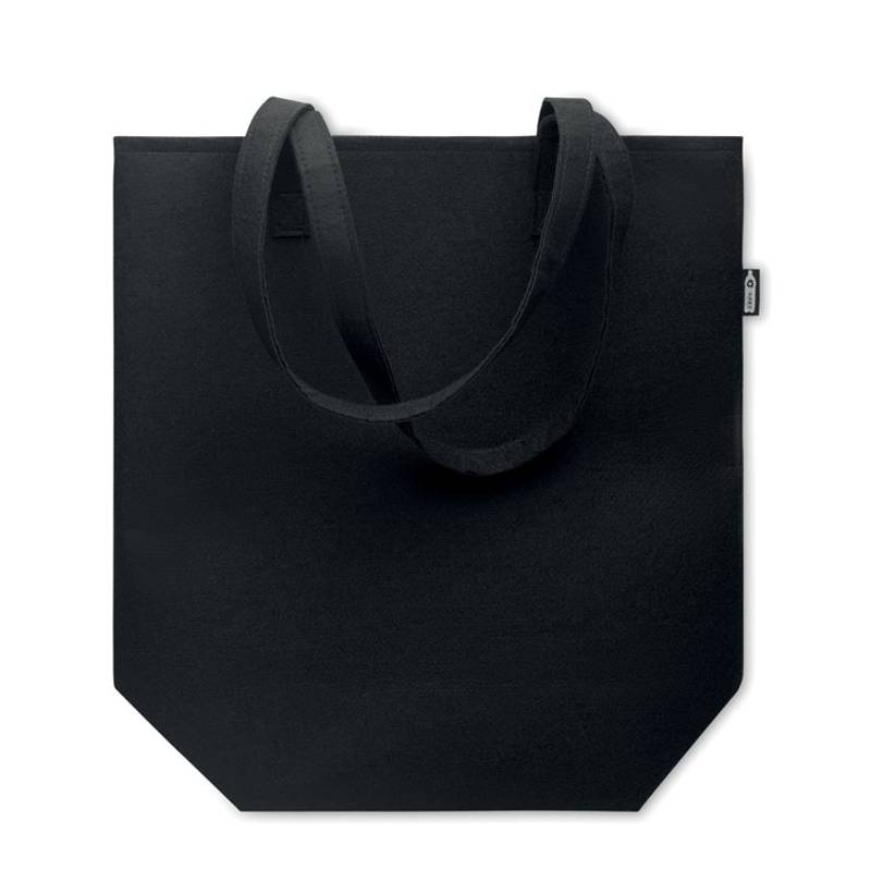 Plstená taška RPET, čierna Plstená taška RPET, čierna