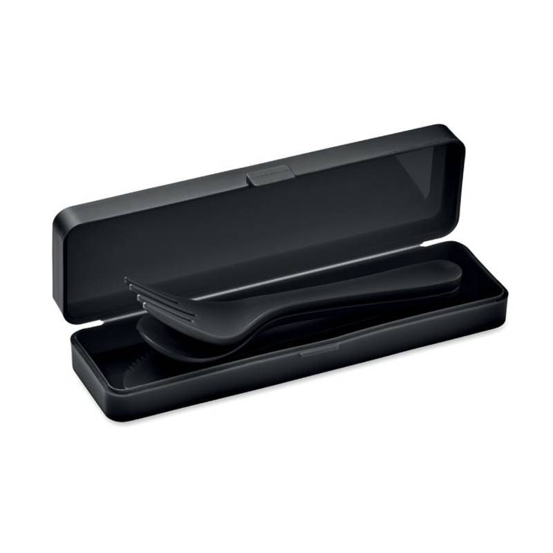 Sada příborů z PP, černá Sada příborů z PP, černá