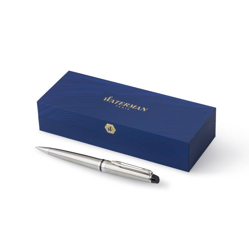 Kuličkové pero Waterman Expert, stříbrná Kuličkové pero Waterman Expert, stříbrná