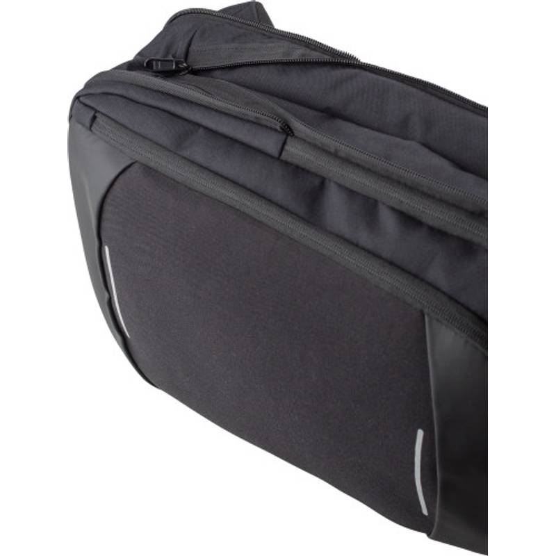 Polyesterový (600D) batoh, černá Polyesterový (600D) batoh, černá