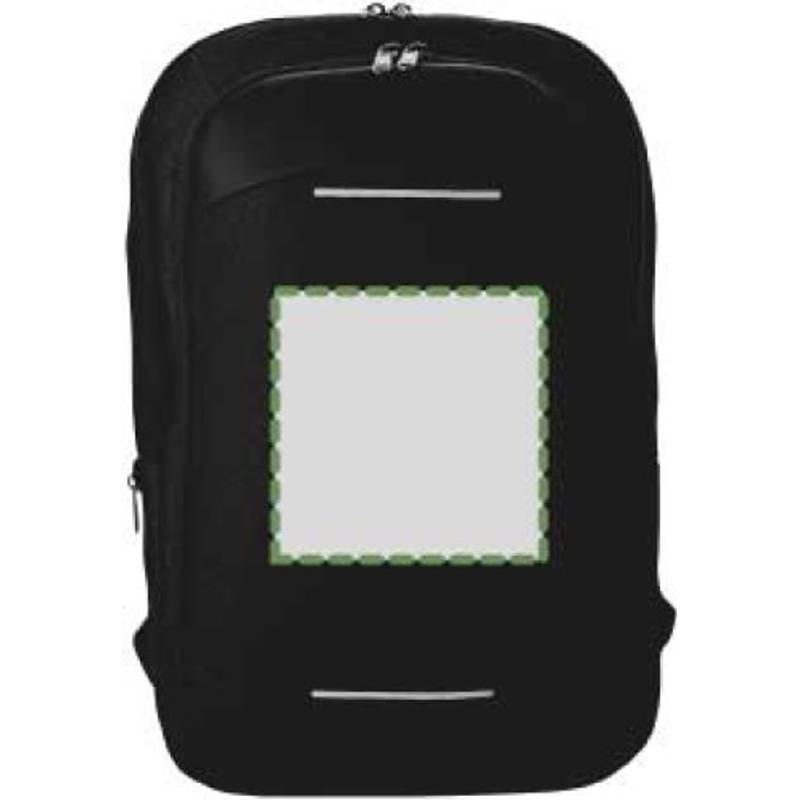 Polyesterový (600D) batoh, černá Polyesterový (600D) batoh, černá