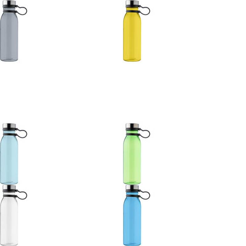 Plastová rPET láhev Timothy, modrá Plastová rPET láhev Timothy, modrá