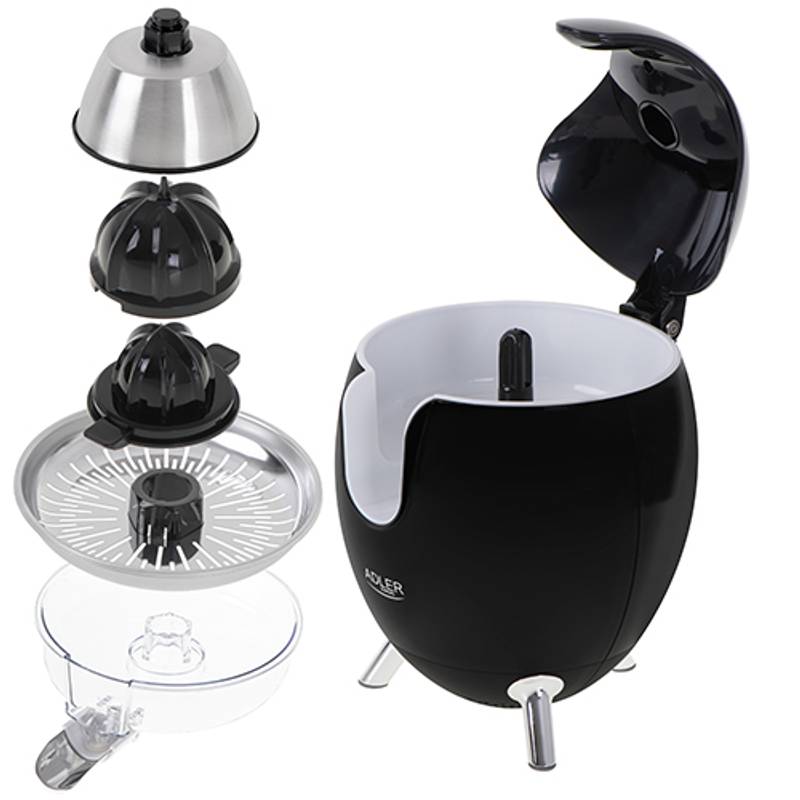 Odšťavovač na citrusy, čierna Odšťavovač na citrusy, čierna