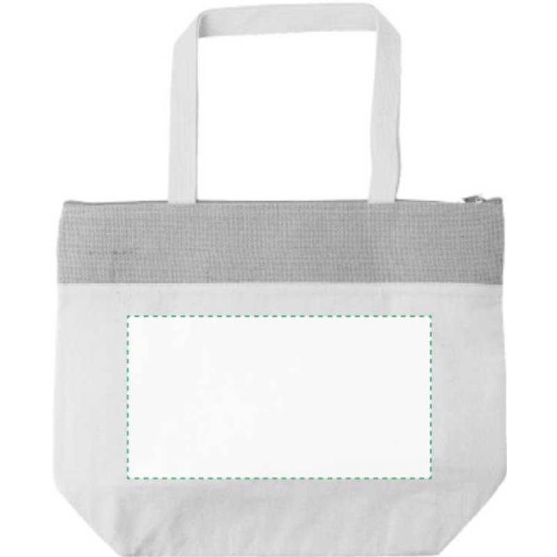 Bavlněná jutová chladící taška Randy, hnědá Bavlněná jutová chladící taška Randy, hnědá