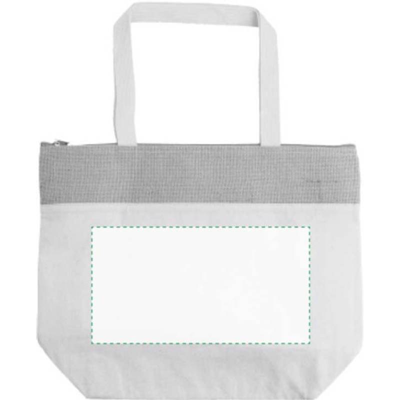 Bavlněná jutová chladící taška Randy, hnědá Bavlněná jutová chladící taška Randy, hnědá