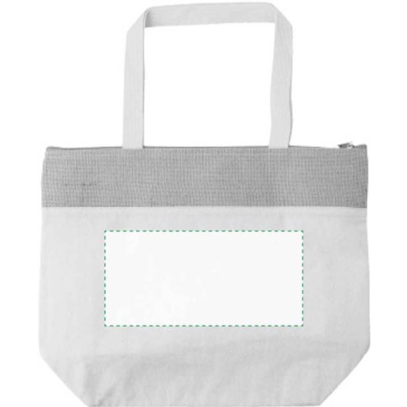 Bavlněná jutová chladící taška Randy, hnědá Bavlněná jutová chladící taška Randy, hnědá