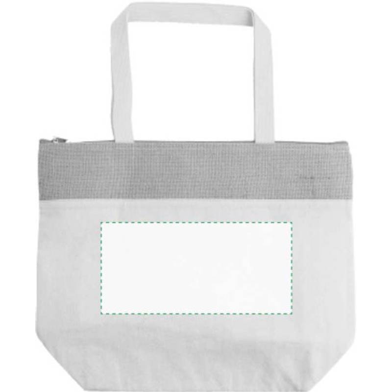 Bavlněná jutová chladící taška Randy, hnědá Bavlněná jutová chladící taška Randy, hnědá