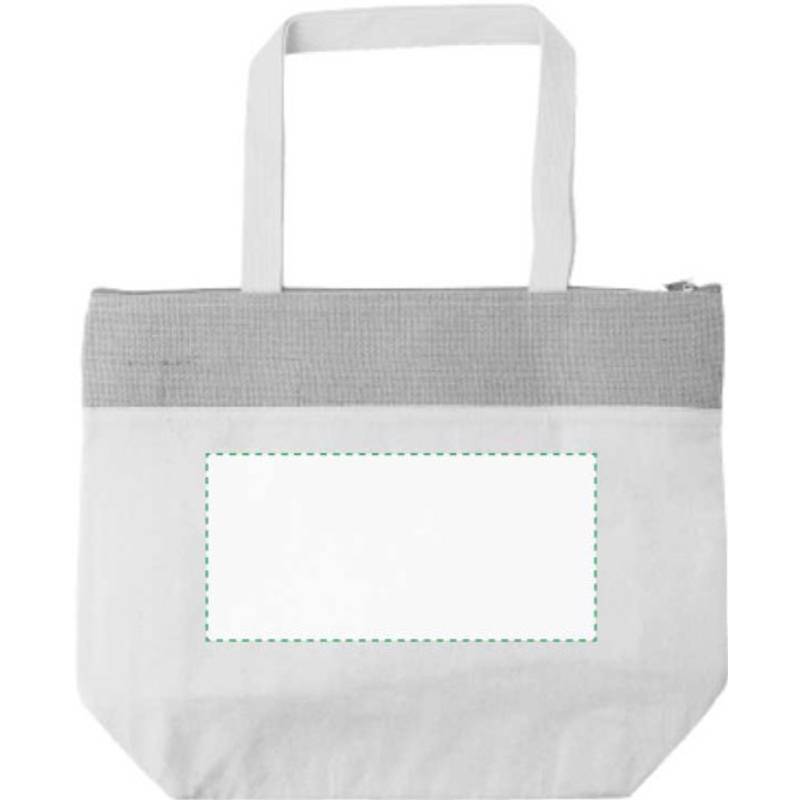 Bavlněná jutová chladící taška Randy, hnědá Bavlněná jutová chladící taška Randy, hnědá