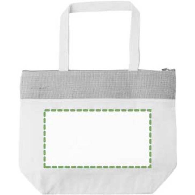 Bavlněná jutová chladící taška Randy, hnědá Bavlněná jutová chladící taška Randy, hnědá