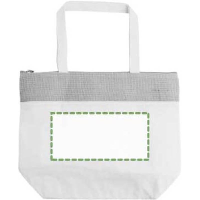 Bavlněná jutová chladící taška Randy, hnědá Bavlněná jutová chladící taška Randy, hnědá