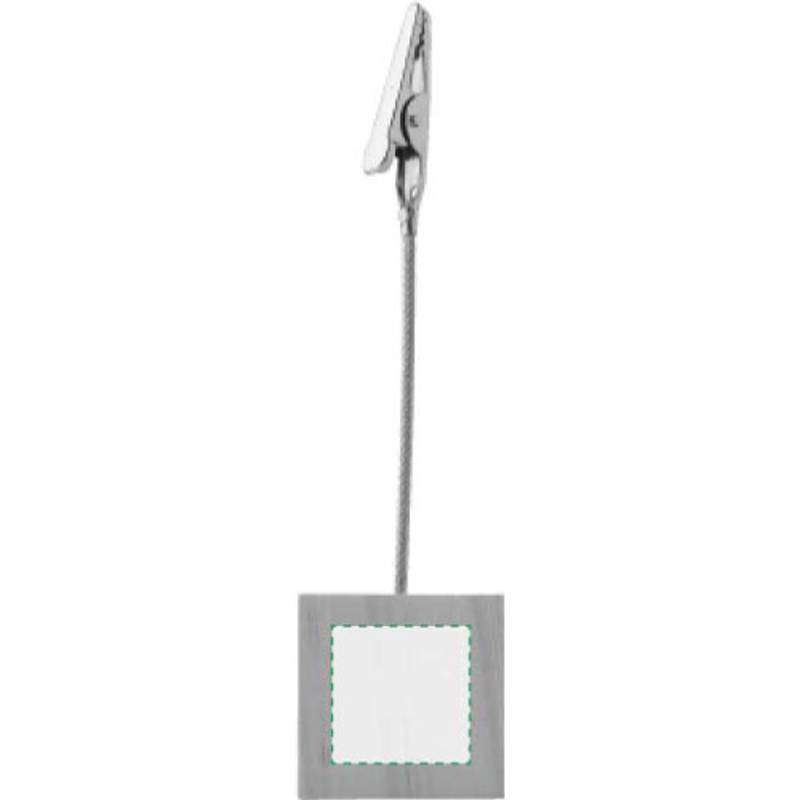 Dřevěný držák na klip Malia, hnědá Dřevěný držák na klip Malia, hnědá