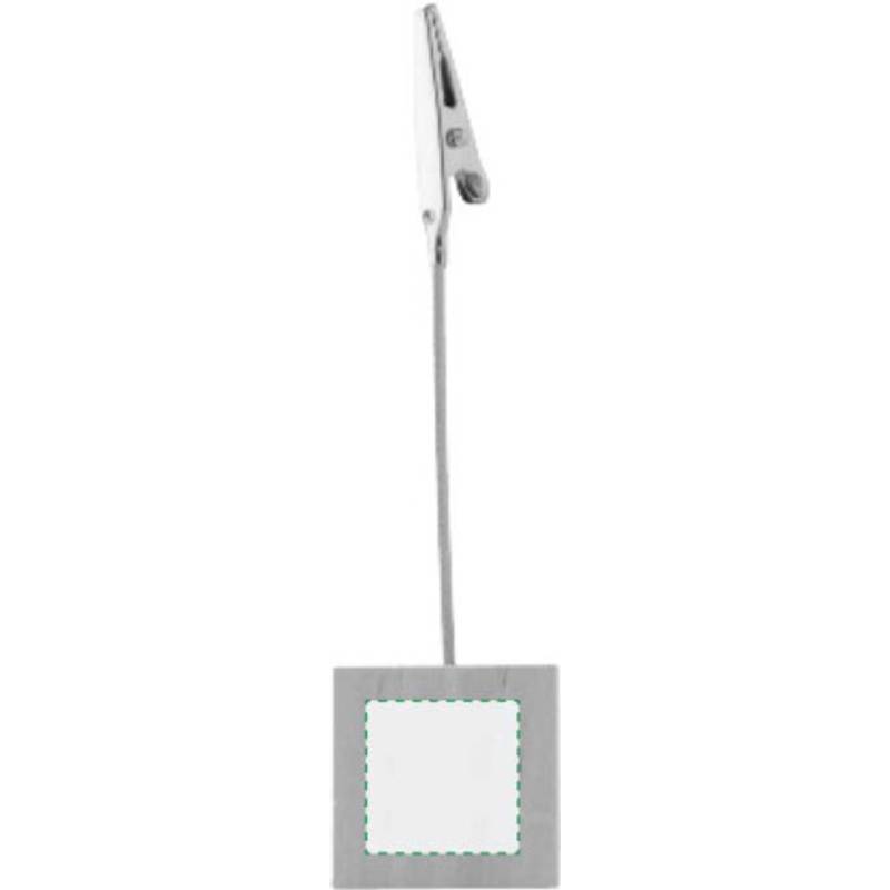 Dřevěný držák na klip Malia, hnědá Dřevěný držák na klip Malia, hnědá