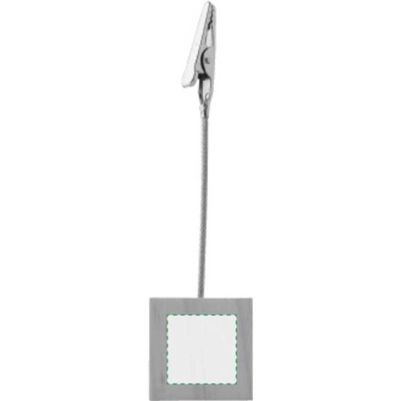 Dřevěný držák na klip Malia, hnědá Dřevěný držák na klip Malia, hnědá