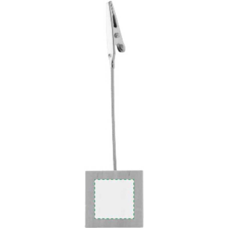 Dřevěný držák na klip Malia, hnědá Dřevěný držák na klip Malia, hnědá