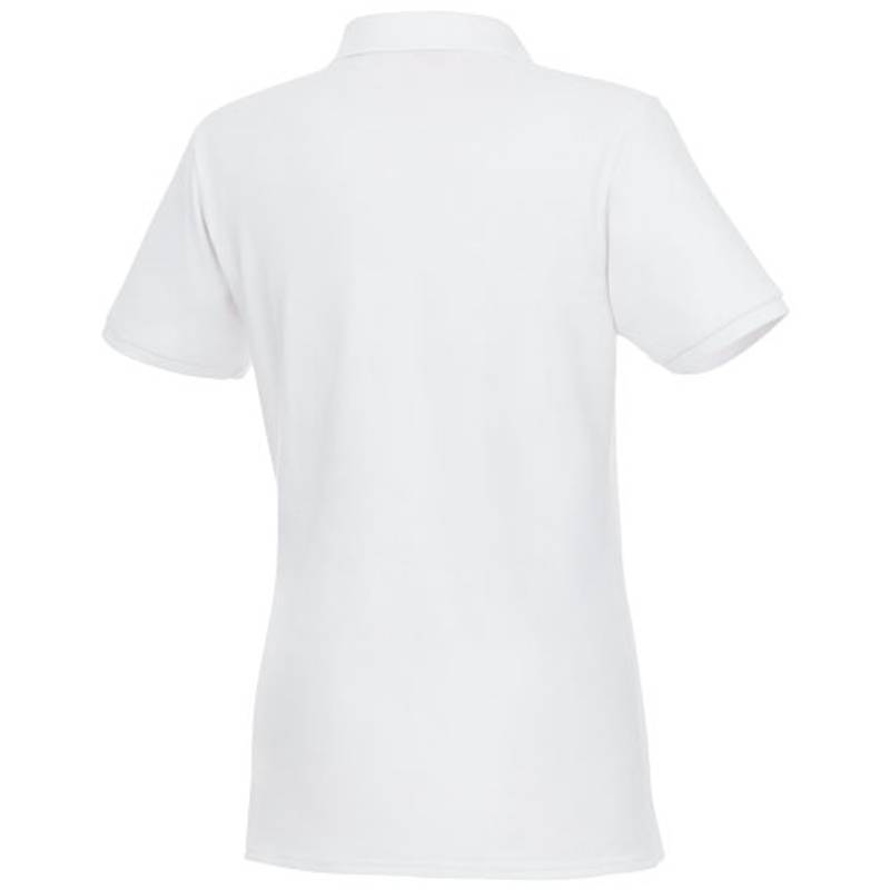 Dámské recyklované polo tričko Beryl, bílá, 2XL Dámské recyklované polo tričko Beryl, bílá, 2XL