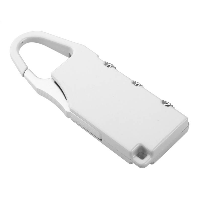 Zanex zámek na zavazadla, bílý Zanex zámek na zavazadla, bílý