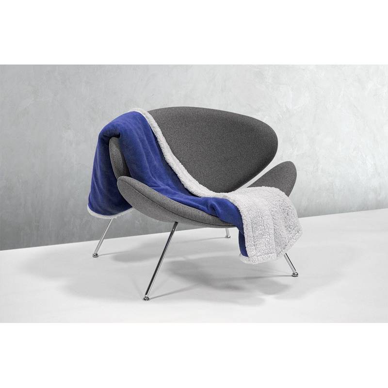 Sammia fleecová deka z korálu, modrá Sammia fleecová deka z korálu, modrá