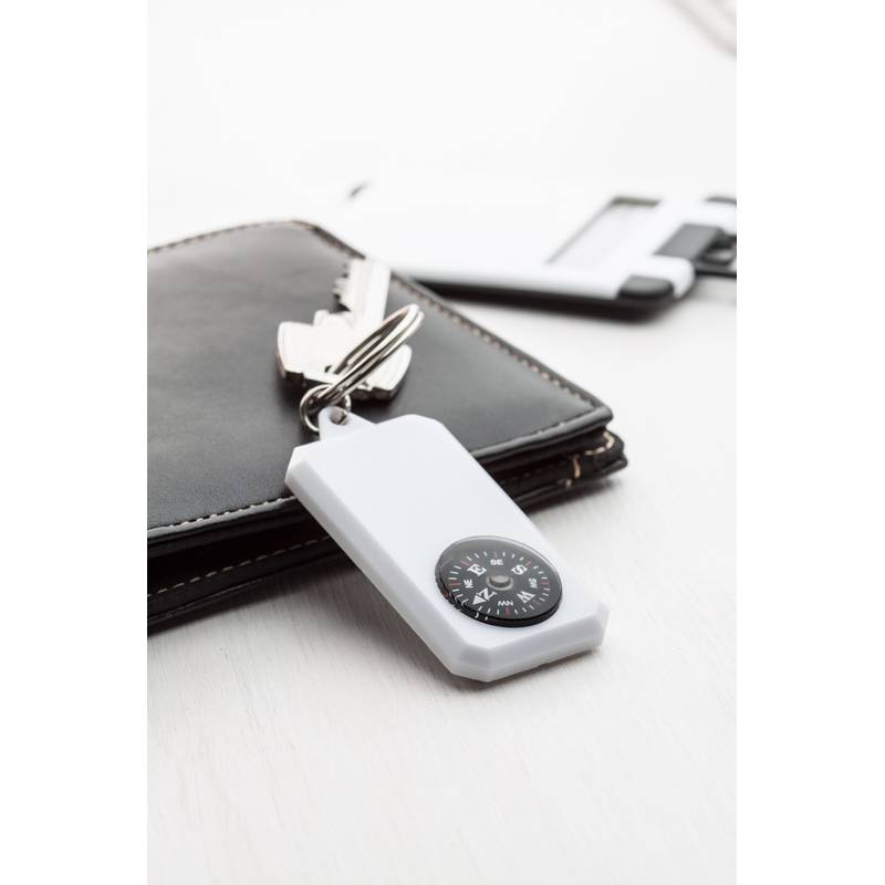 Magellan přívěsek na klíče s kompasem, bílá Magellan přívěsek na klíče s kompasem, bílá