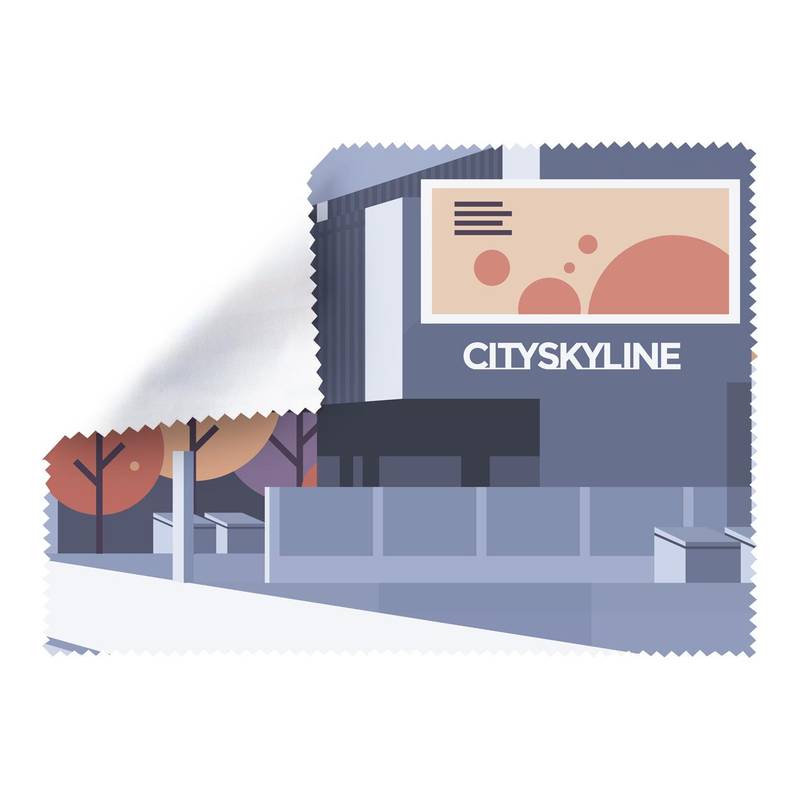 Dioptry RPET čistící hadřík na brýle, bílý Dioptry RPET čistící hadřík na brýle, bílý