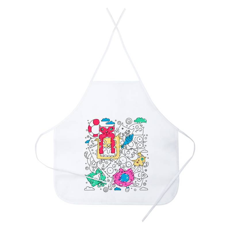 Tizy vyfarbovacia zástera, biela Tizy vyfarbovacia zástera, biela