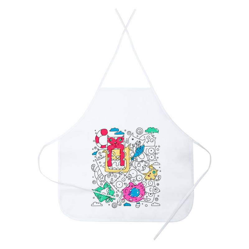 Tizy vyfarbovacia zástera, biela Tizy vyfarbovacia zástera, biela