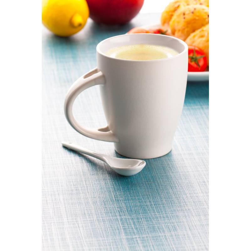 Spoon hrnek se lžičkou - 300 ml, bílá Spoon hrnek se lžičkou - 300 ml, bílá