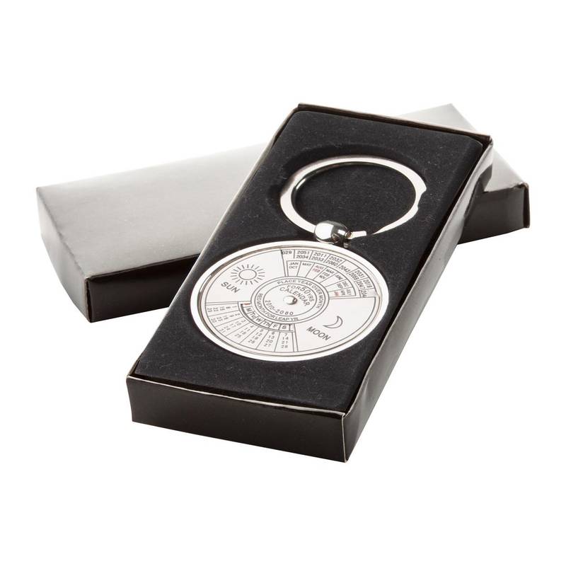 Eternity přívěšek na klíče s kalendářem, šedá stříbrná Eternity přívěšek na klíče s kalendářem, šedá stříbrná