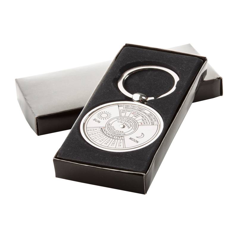 Eternity přívěšek na klíče s kalendářem, šedá stříbrná Eternity přívěšek na klíče s kalendářem, šedá stříbrná