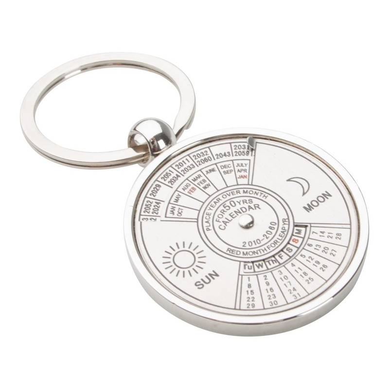 Eternity přívěšek na klíče s kalendářem, šedá stříbrná Eternity přívěšek na klíče s kalendářem, šedá stříbrná