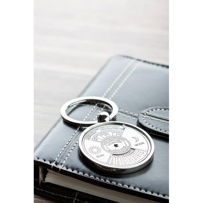 Eternity přívěšek na klíče s kalendářem, šedá stříbrná Eternity přívěšek na klíče s kalendářem, šedá stříbrná