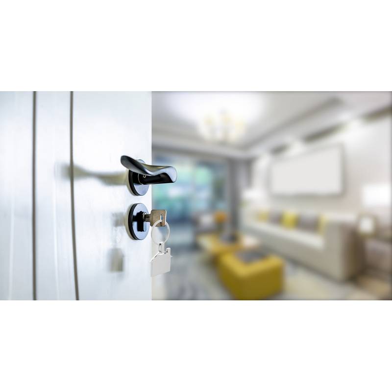 Dwell přívěsek na klíče, šedá stříbrná Dwell přívěsek na klíče, šedá stříbrná