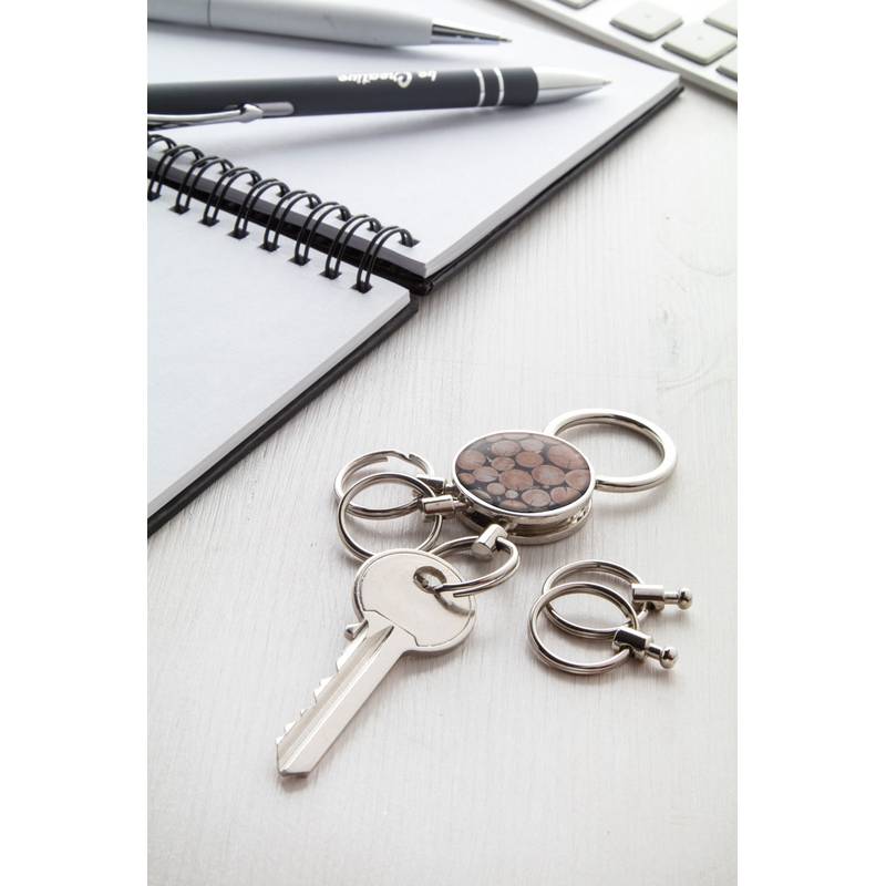 Cinco přívěšek na klíče, šedá stříbrná Cinco přívěšek na klíče, šedá stříbrná