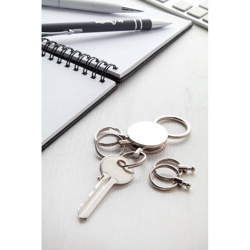 Cinco přívěšek na klíče, šedá stříbrná Cinco přívěšek na klíče, šedá stříbrná